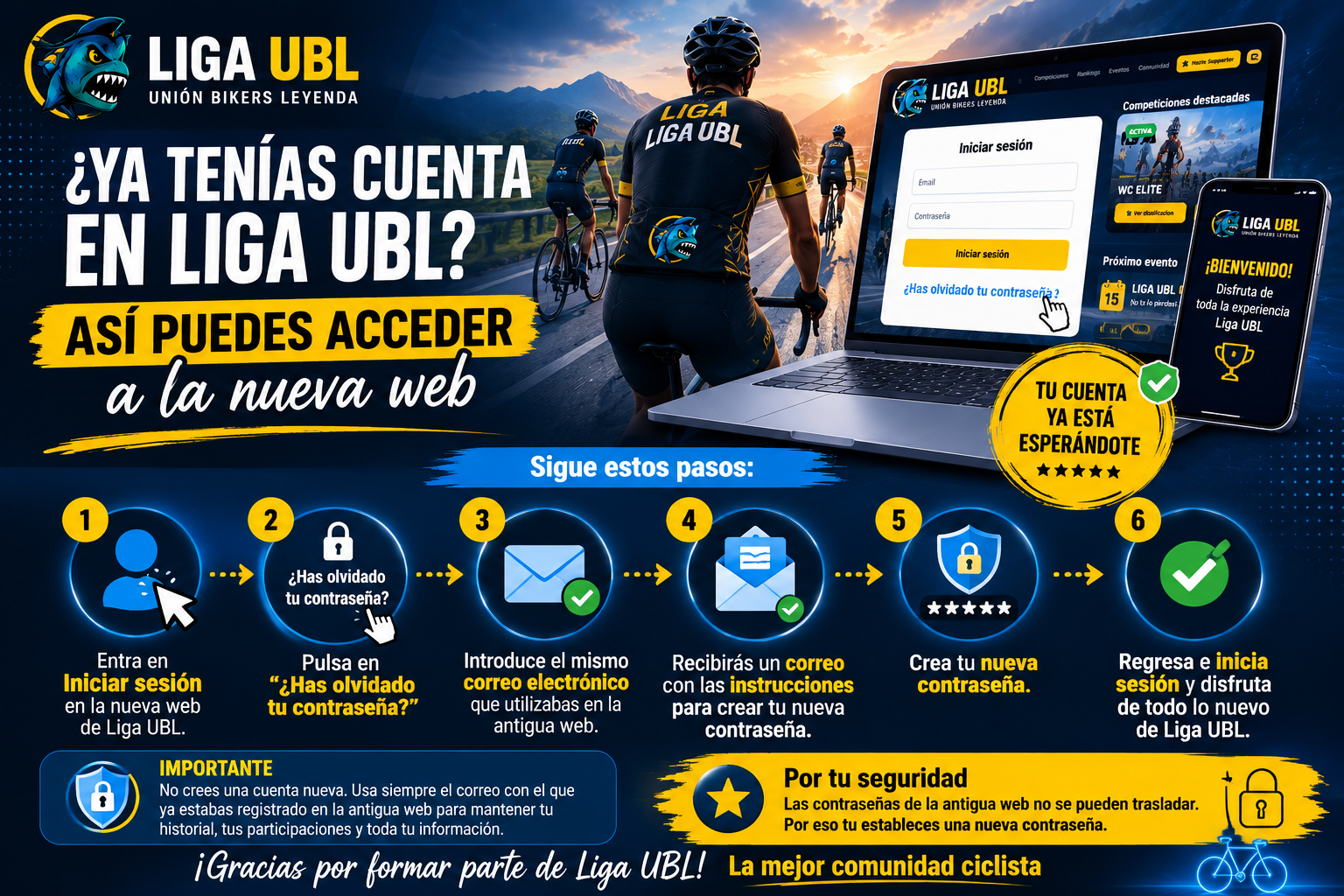⚠️ IMPORTANTE — USUARIOS DE LA ANTIGUA WEB